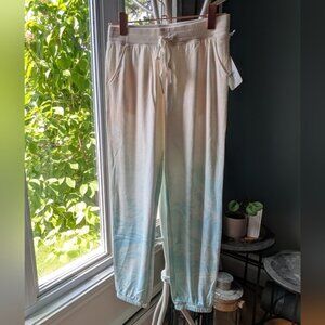 PJ Salvage Blue and Cream Track Pants